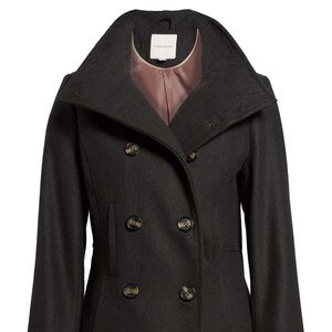 THREAD&SUPPLY DoubleBreasted charcoal Peacoat NWOT